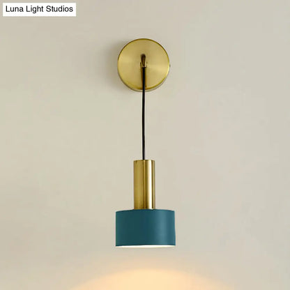 DecorBites™ Modern Small Wall Mounted Metallic Bedside Reading Light