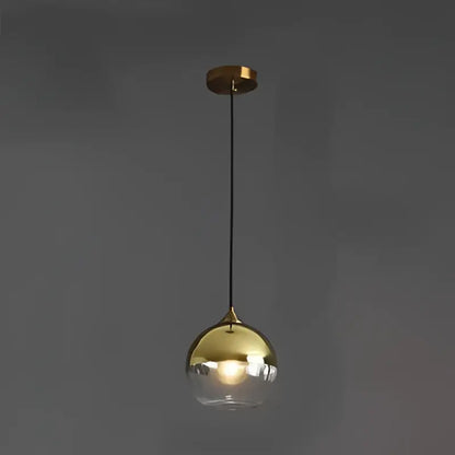 Modern smoked glass ball pendant lights kitchen & dining room triple set