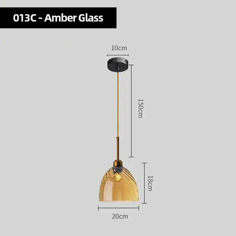 Modern smoked glass chandelier pendant lights set of 4 for kitchen