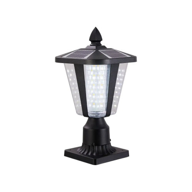 Modern Solar LED Lights with Adjustable Brightness for Pillars