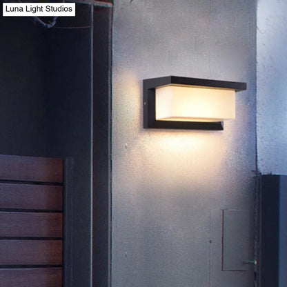 DecorBites™ Modern Sound-Activated LED Wall Sconce in Black