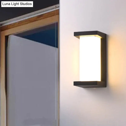 DecorBites™ Modern Sound-Activated LED Wall Sconce in Black