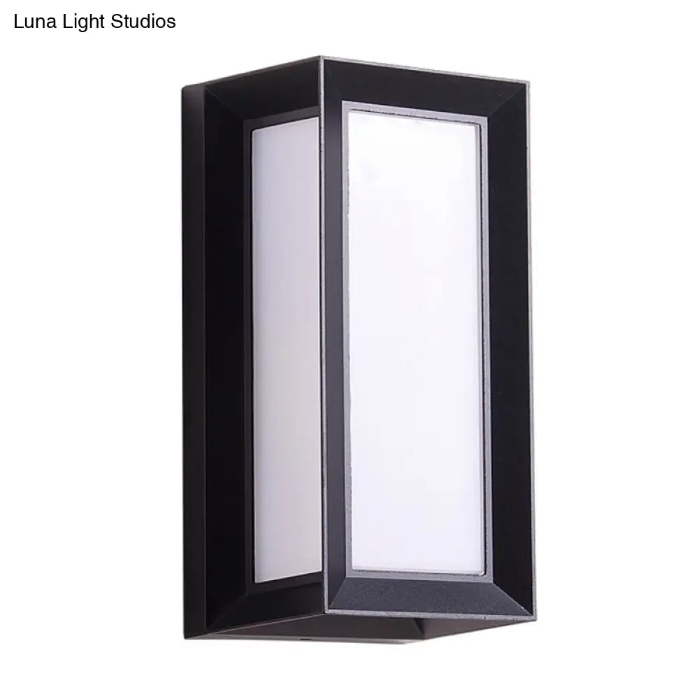 DecorBites™ Modern Sound-Activated LED Wall Sconce in Black