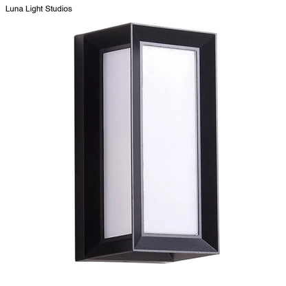 DecorBites™ Modern Sound-Activated LED Wall Sconce in Black