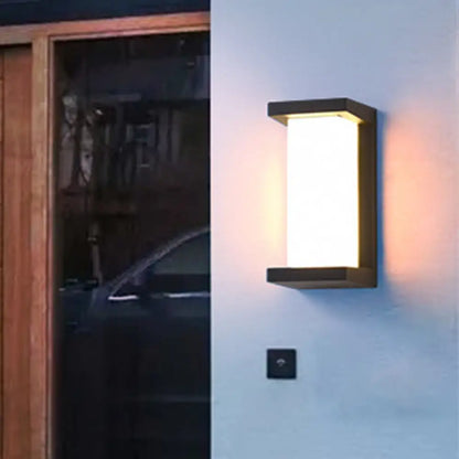 DecorBites™ Modern Sound-Activated LED Wall Sconce in Black