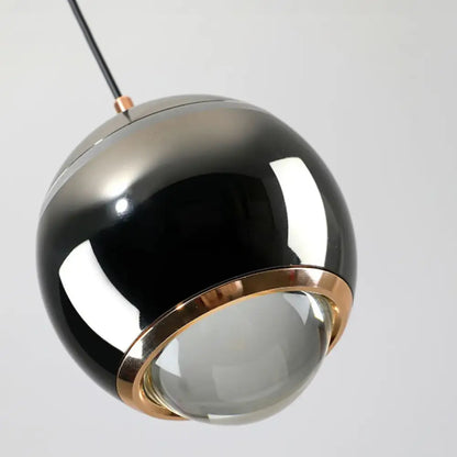 Modern spherical led bedside pendant light for bedroom decor