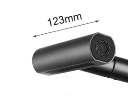 Modern stainless steel and black kitchen faucet replacement spouts