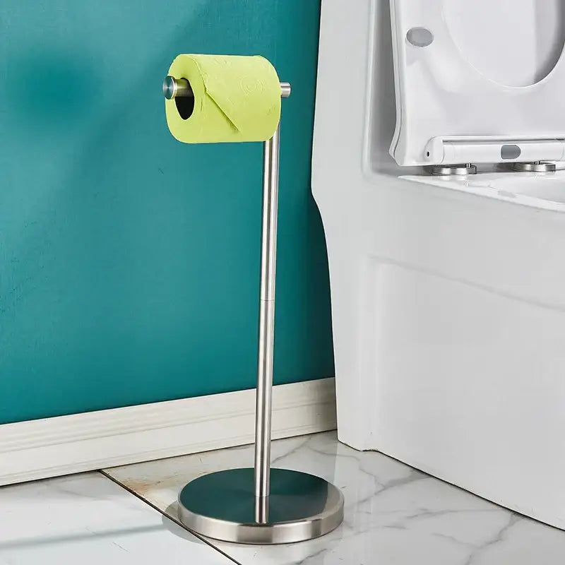 Modern stainless steel bathroom set brush rack and paper holder