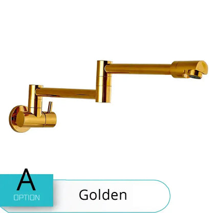 Modern stainless steel double joint spout kitchen faucet