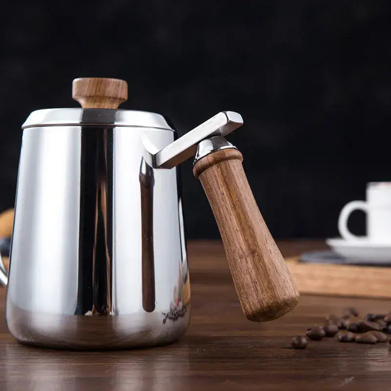 Modern stainless steel gooseneck drip coffee pot kitchen kettle