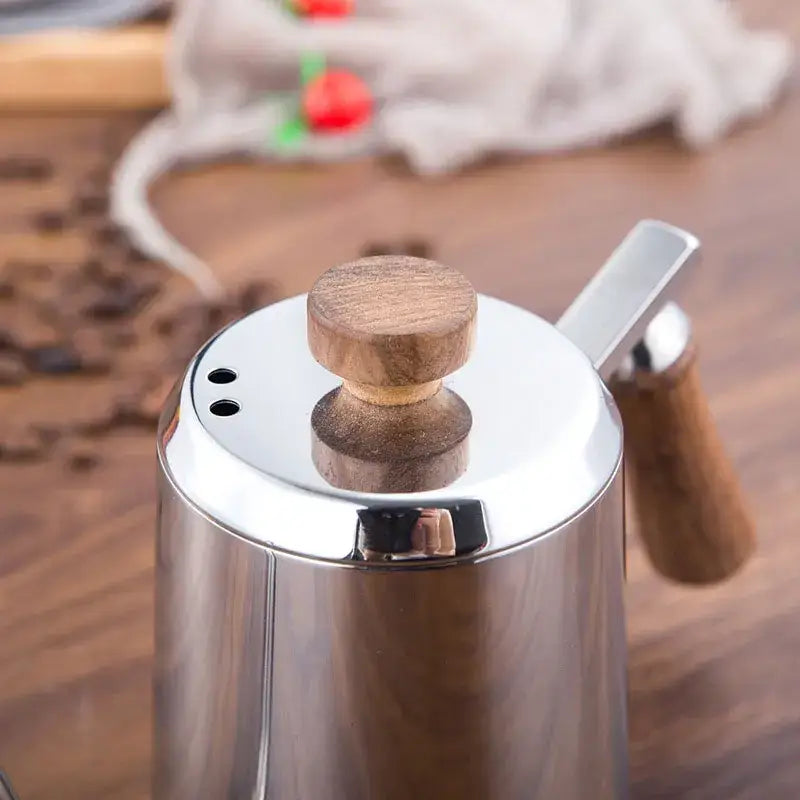 Modern stainless steel gooseneck drip coffee pot kitchen kettle