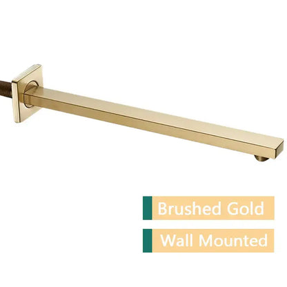 Modern stainless steel shower arm and head holder bathroom mount