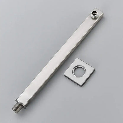 Modern stainless steel shower arm and head holder bathroom mount