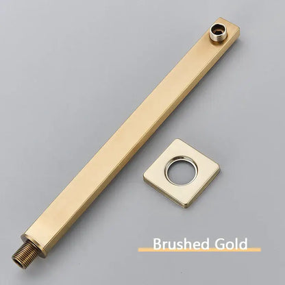 Modern stainless steel shower arm and head holder bathroom mount