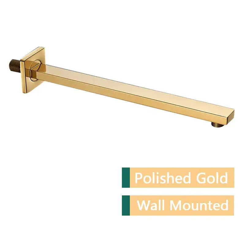Modern stainless steel shower arm and head holder bathroom mount