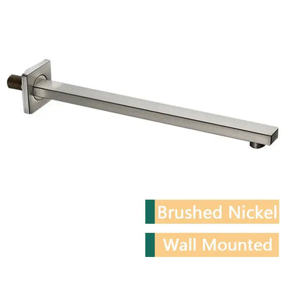 Modern stainless steel shower arm and head holder bathroom mount
