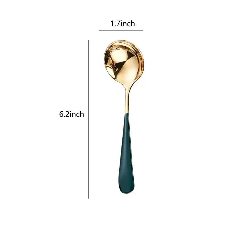 Modern stainless steel small gravy ladle set dining room sauce spoons
