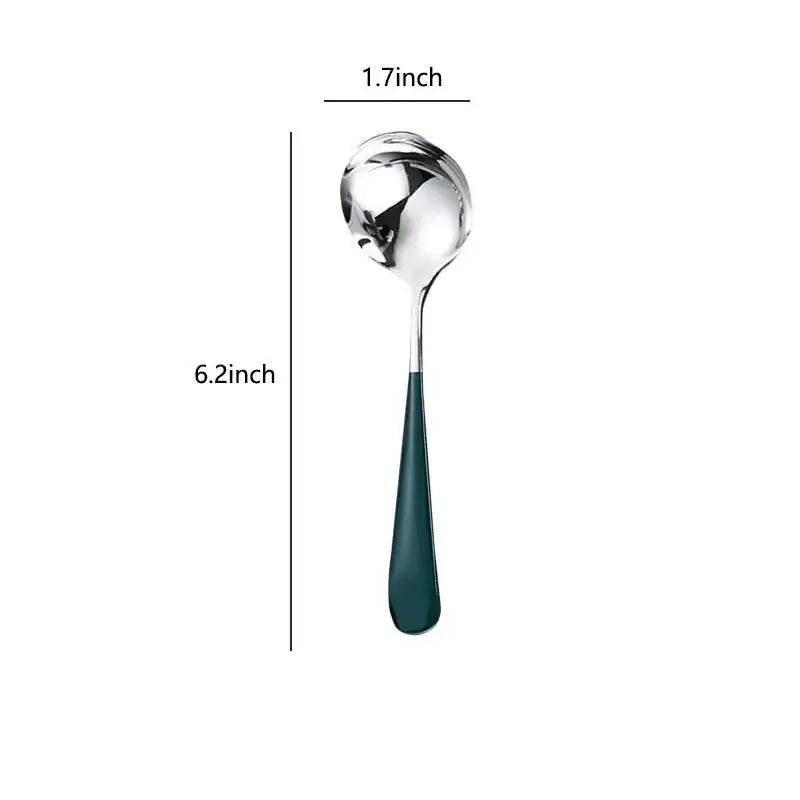 Modern stainless steel small gravy ladle set dining room sauce spoons