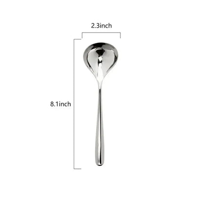 Modern stainless steel small gravy ladle set dining room sauce spoons