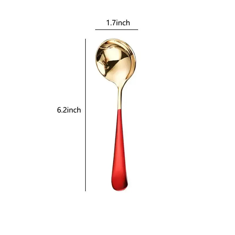 Modern stainless steel small gravy ladle set dining room sauce spoons
