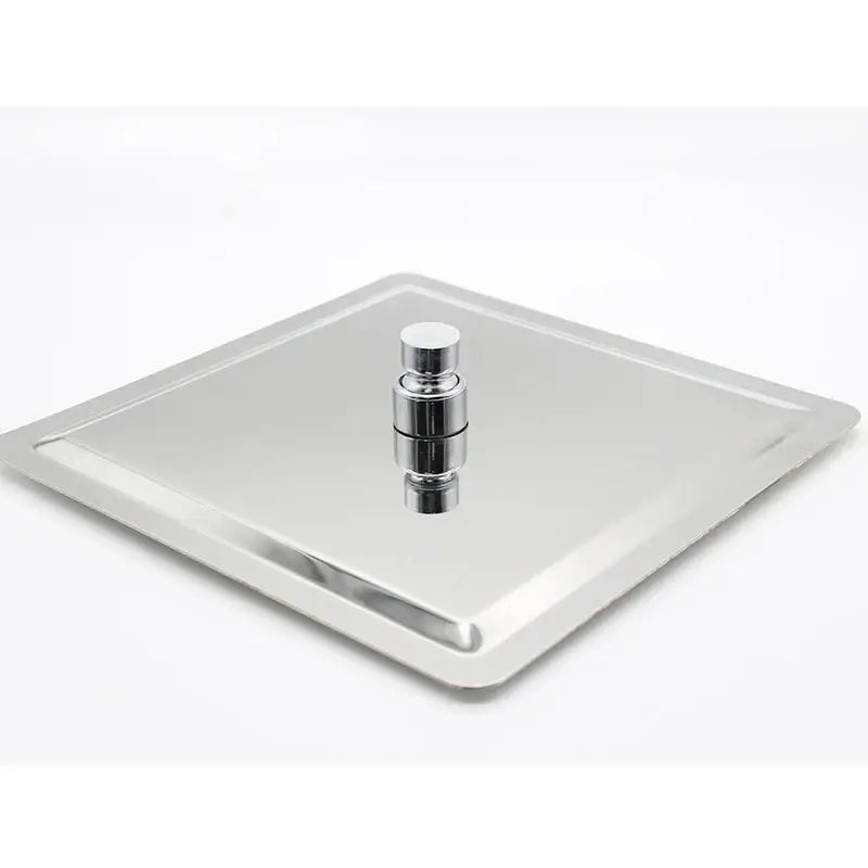 Modern stainless steel square ceiling rain shower head bathroom accessory