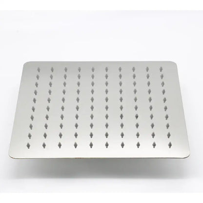 Modern stainless steel square ceiling rain shower head bathroom accessory
