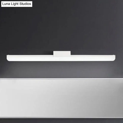Modern style black & white led wall light bedroom linear sconce