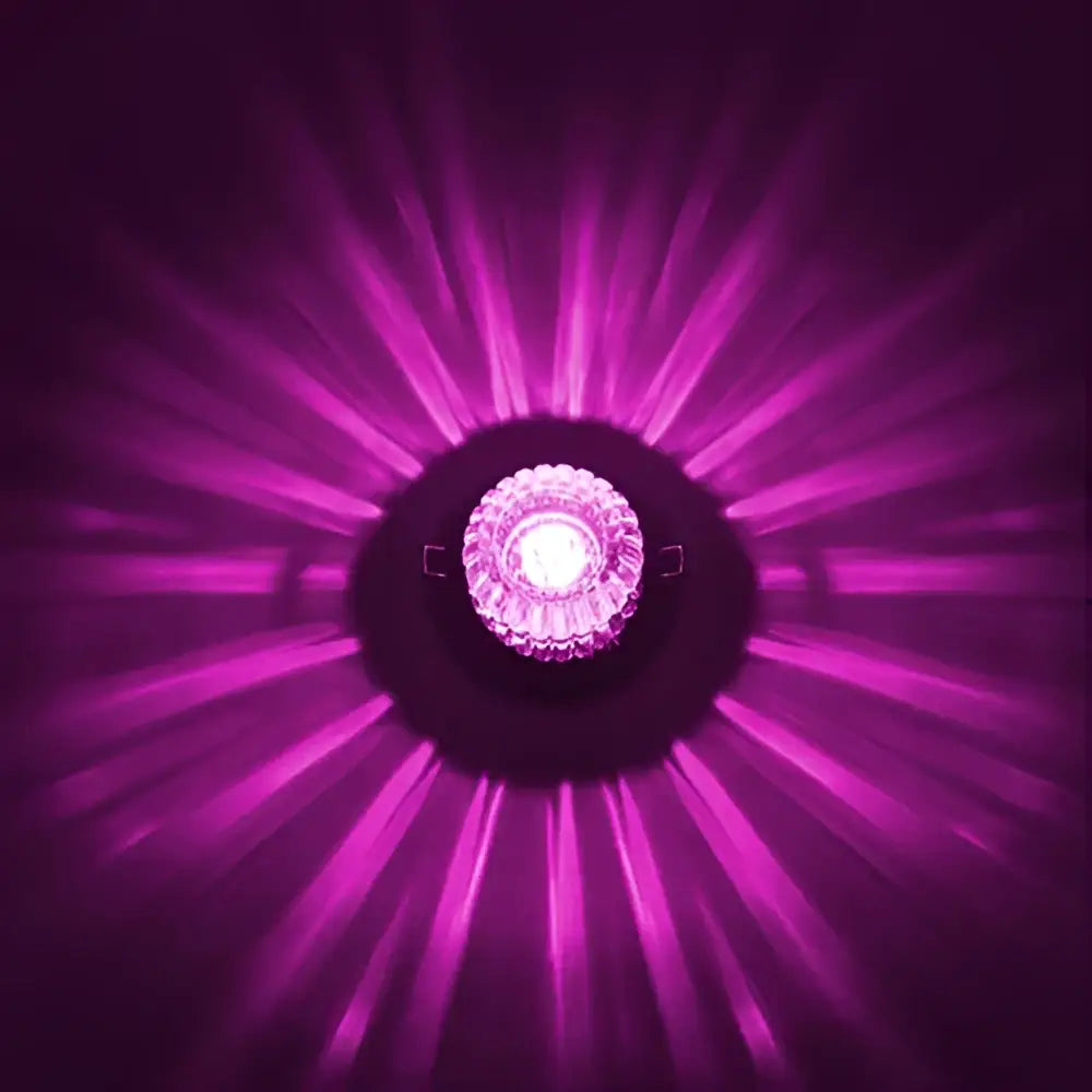 Modern sunburst crystal led flush mount ceiling light for living room