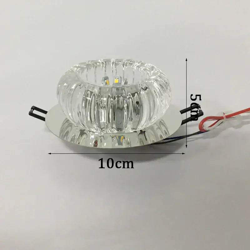 Modern sunburst crystal led flush mount ceiling light for living room