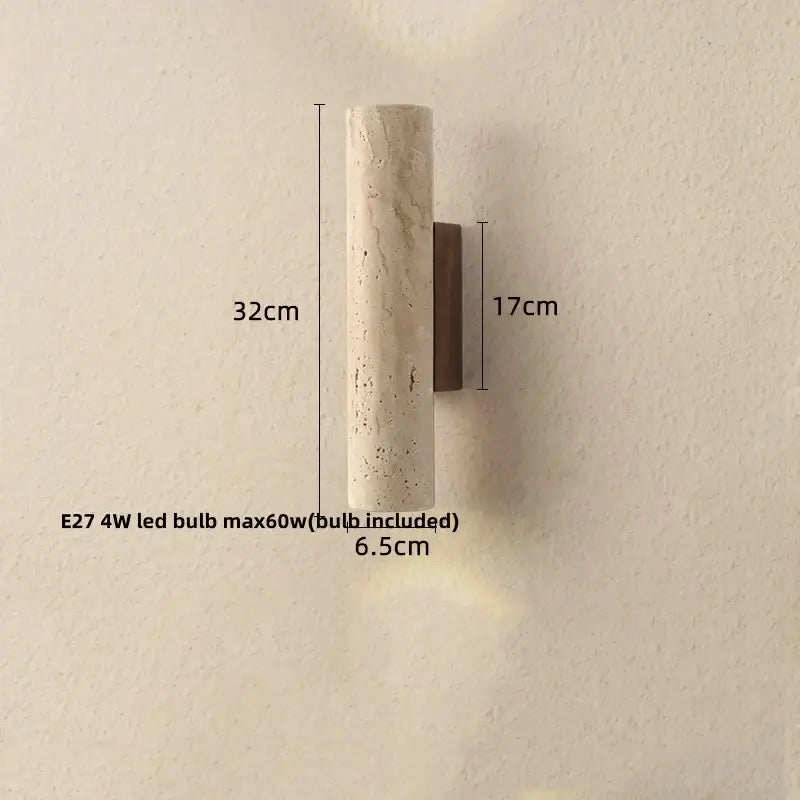 Modern terrazzo concrete led wall sconce bathroom light
