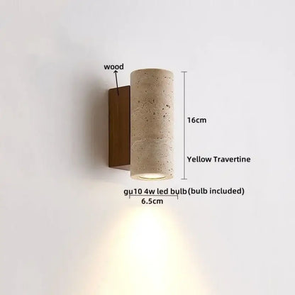 Modern terrazzo concrete led wall sconce bathroom light
