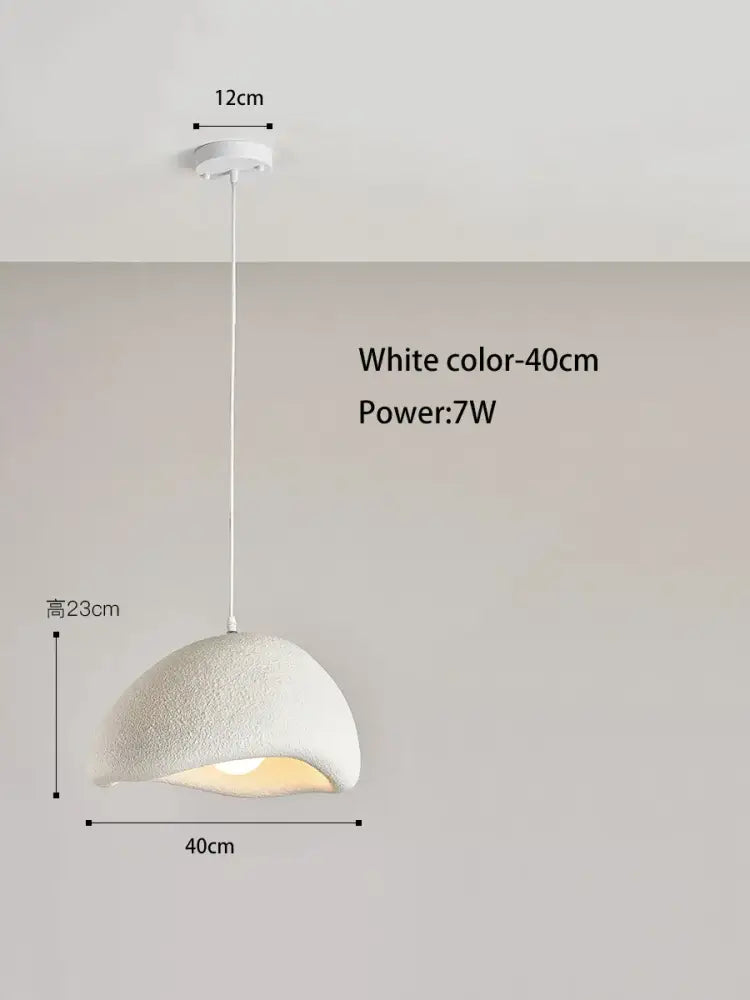 Modern textured cream cloud chandelier dining room pendant light