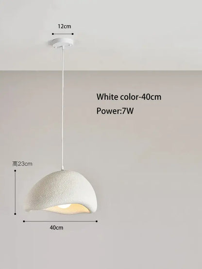 Modern textured cream cloud chandelier dining room pendant light