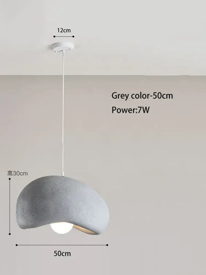 Modern textured cream cloud chandelier dining room pendant light