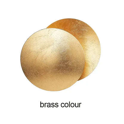 Modern textured eclipse round wall lamp for bedroom moon sconce