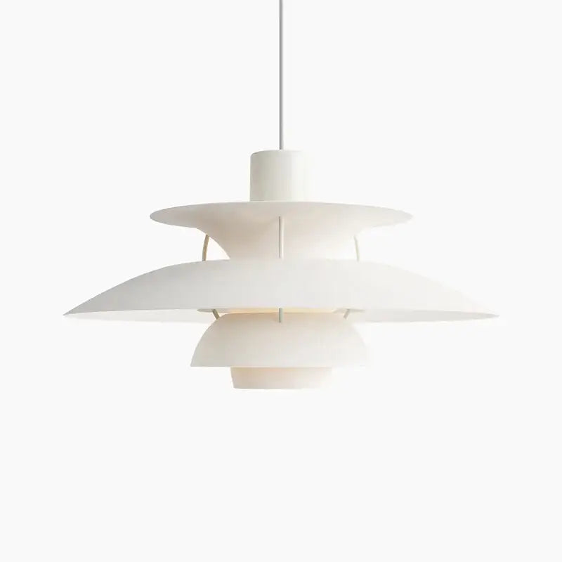 Modern tiered colorful metal hanging light dining room suspension lamp