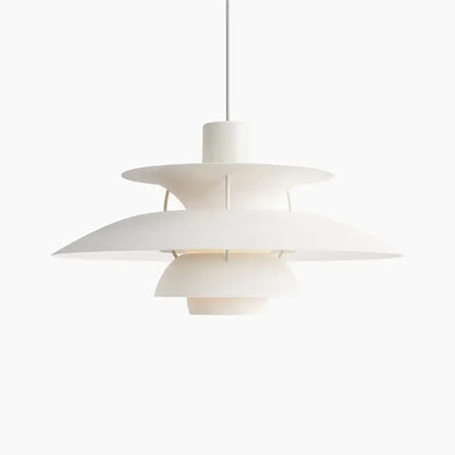 Modern tiered colorful metal hanging light dining room suspension lamp
