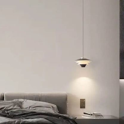 Modern tiered cream wind milk glass pendant lights kitchen dining