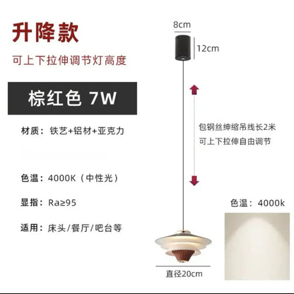 Modern tiered cream wind milk glass pendant lights kitchen dining