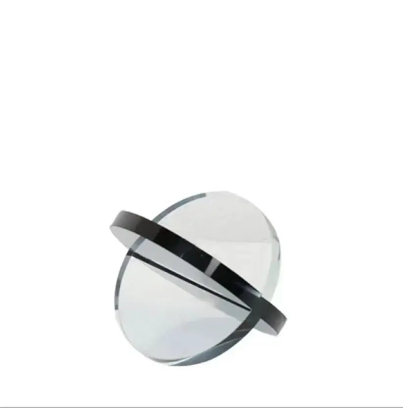 Modern tinted intersect glass ball semicircle – living room decor