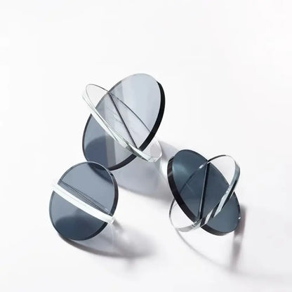Modern tinted intersect glass ball semicircle – living room decor