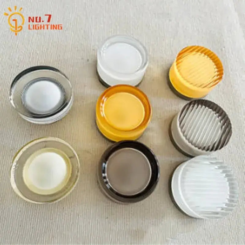 Modern translucent dimple potato chip wall lamp bedroom glass light