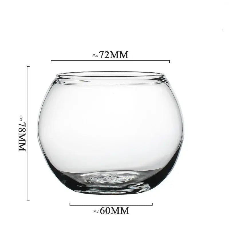 Modern transparent glass coffee mug for kitchen and dining room