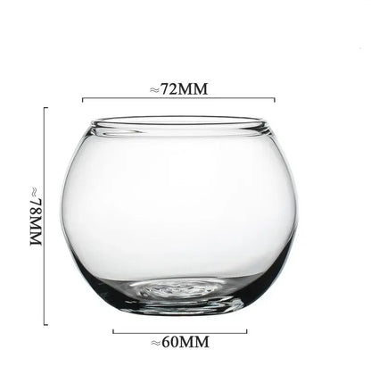 Modern transparent glass coffee mug for kitchen and dining room