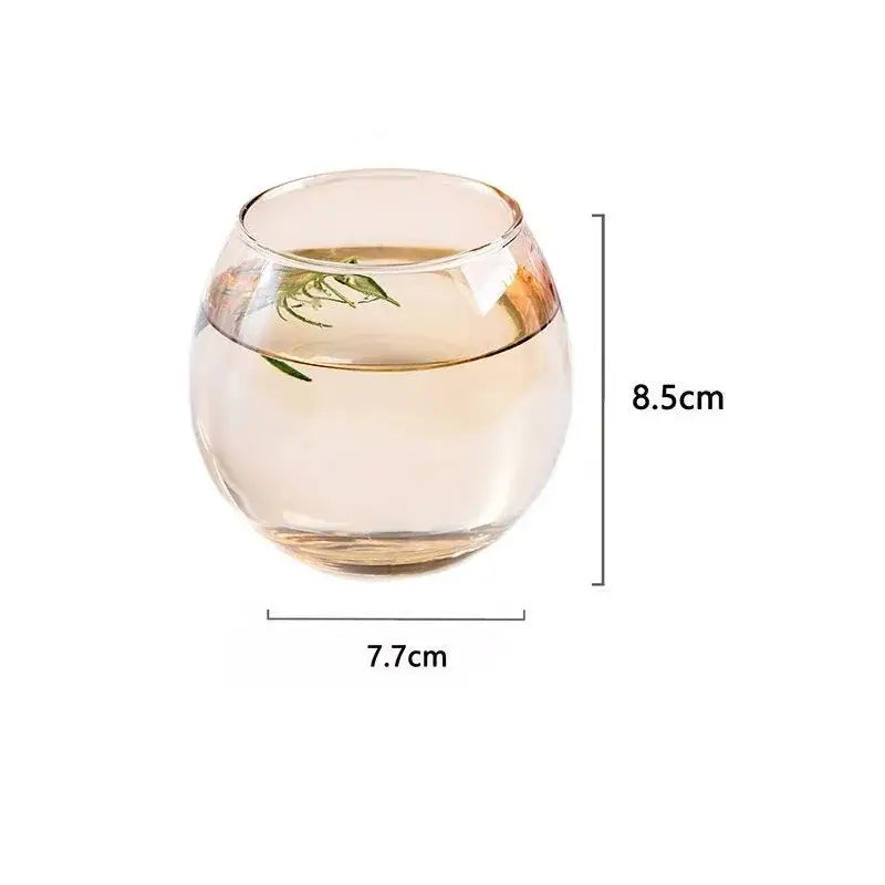 Modern transparent glass coffee mug for kitchen and dining room