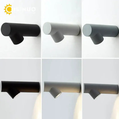Modern tree branch black & white led wall sconce living room light