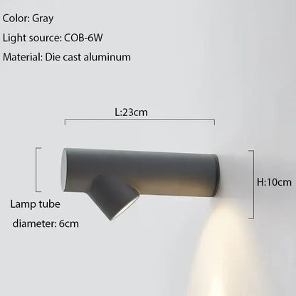 Modern tree branch black & white led wall sconce living room light