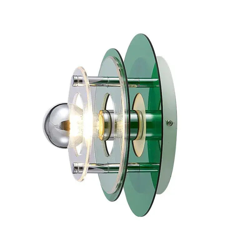 Modern ufo acrylic led wall lamp living room decor