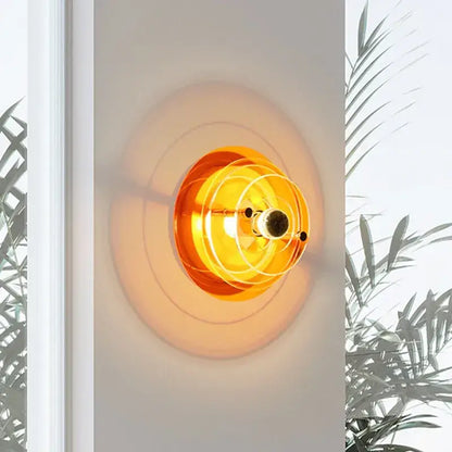 Modern ufo acrylic led wall lamp living room decor