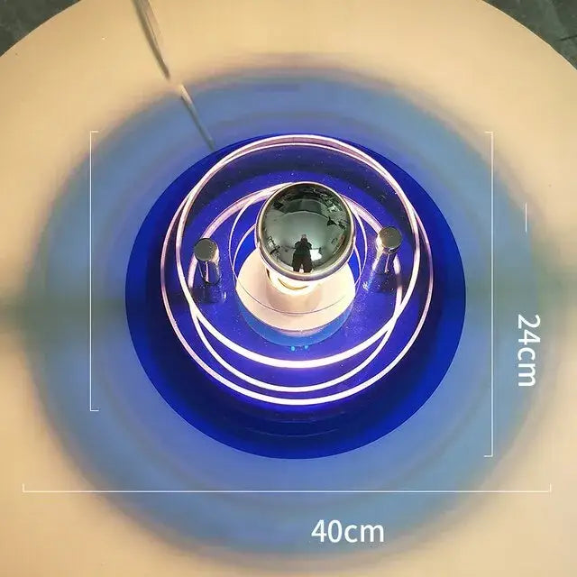Modern ufo acrylic led wall lamp living room decor